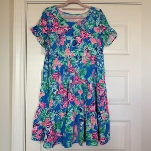 Lilly Pulitzer Jodee Swing Dress in “Blue Isle Be Back Butterfly 🦋- Size: L